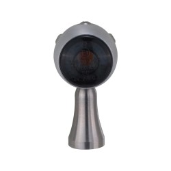 Retro LED Turn Signal/Taillight/Brake Light V2A Satin stem Aluminum Satin Black Smoke