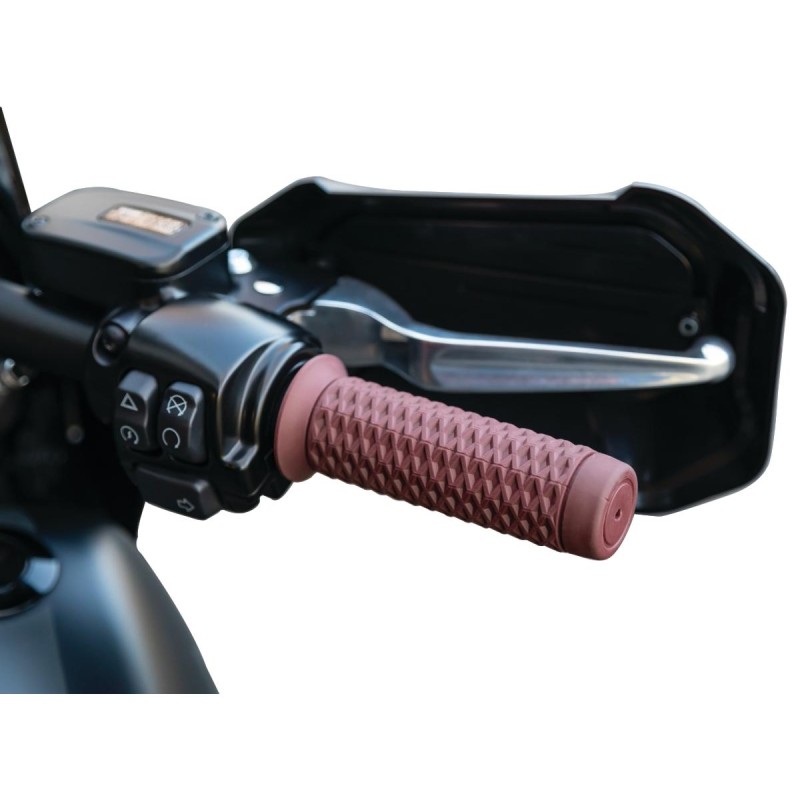 Braaap! Grips Red 1" Cable operated Throttle By Wire