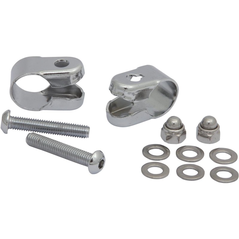 Handlebar Rack Clamps 7/8" Clamps Chrome
