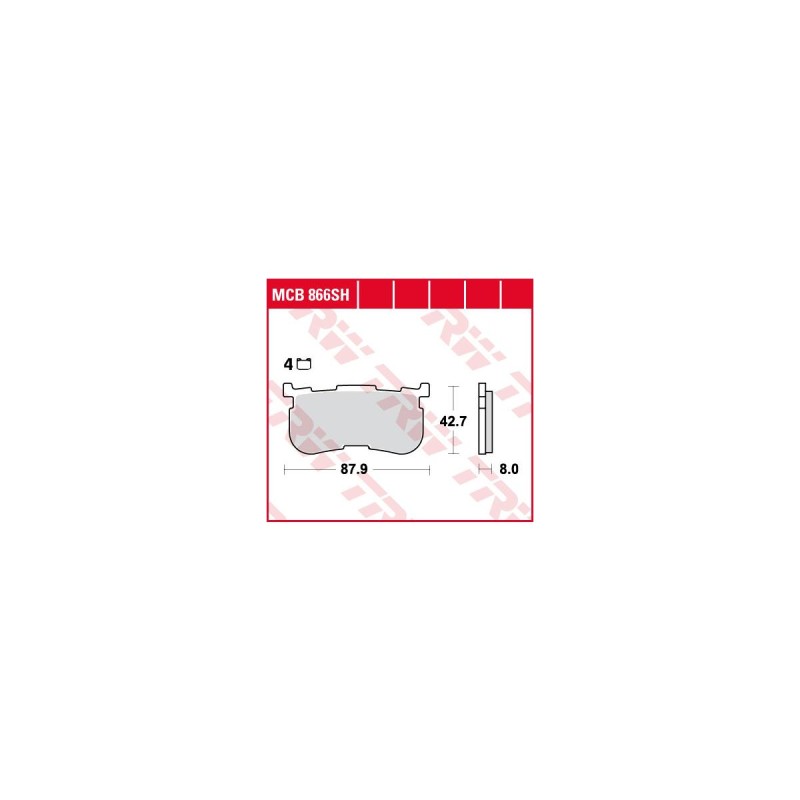 Sinter Street Replacement Brake Pads Sinter Rear