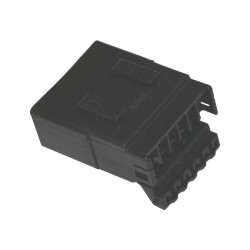 6-Wire Cap AMP Multilock Connector Housing Black