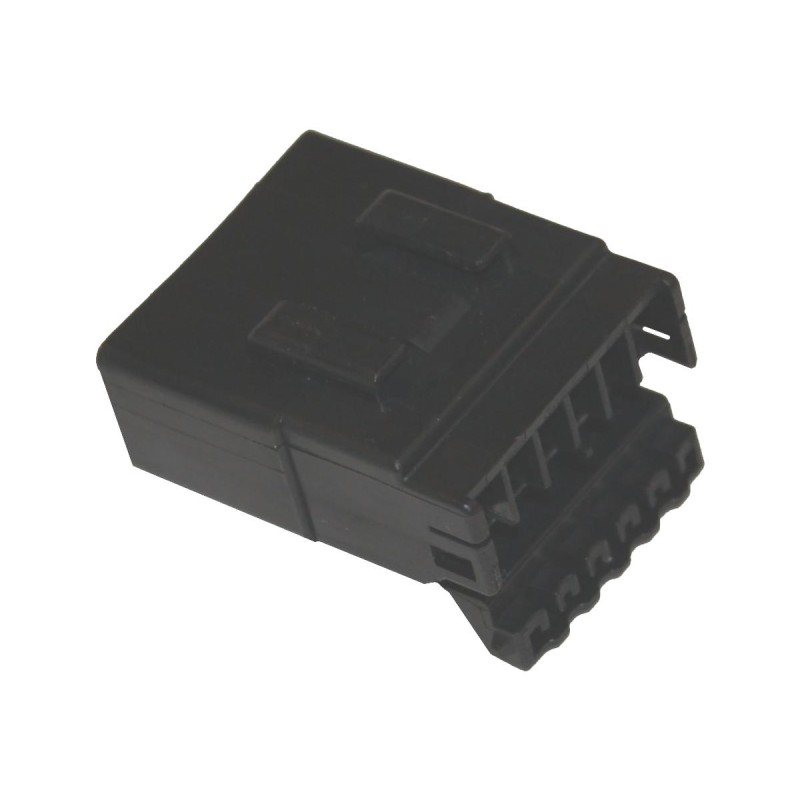 6-Wire Cap AMP Multilock Connector Housing Black
