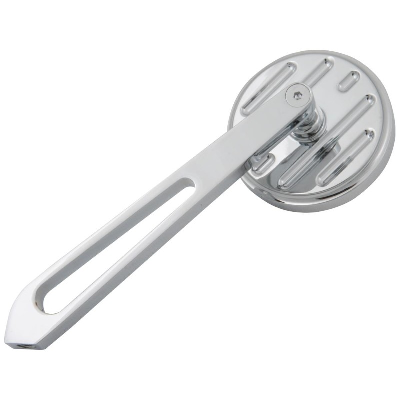 Round Mirror Long stem Chrome