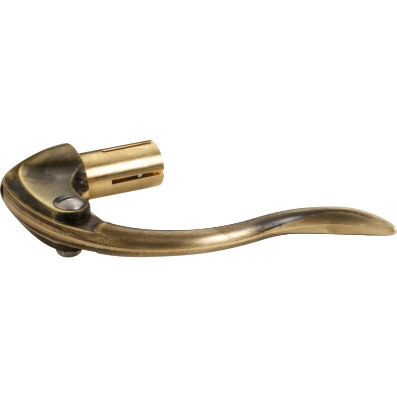 Retro Inverted Hand Control Replacement Lever Brass Raw Lever Brass Raw