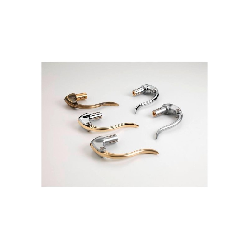 Retro Inverted Hand Control Replacement Lever Brass Raw Lever Brass Raw