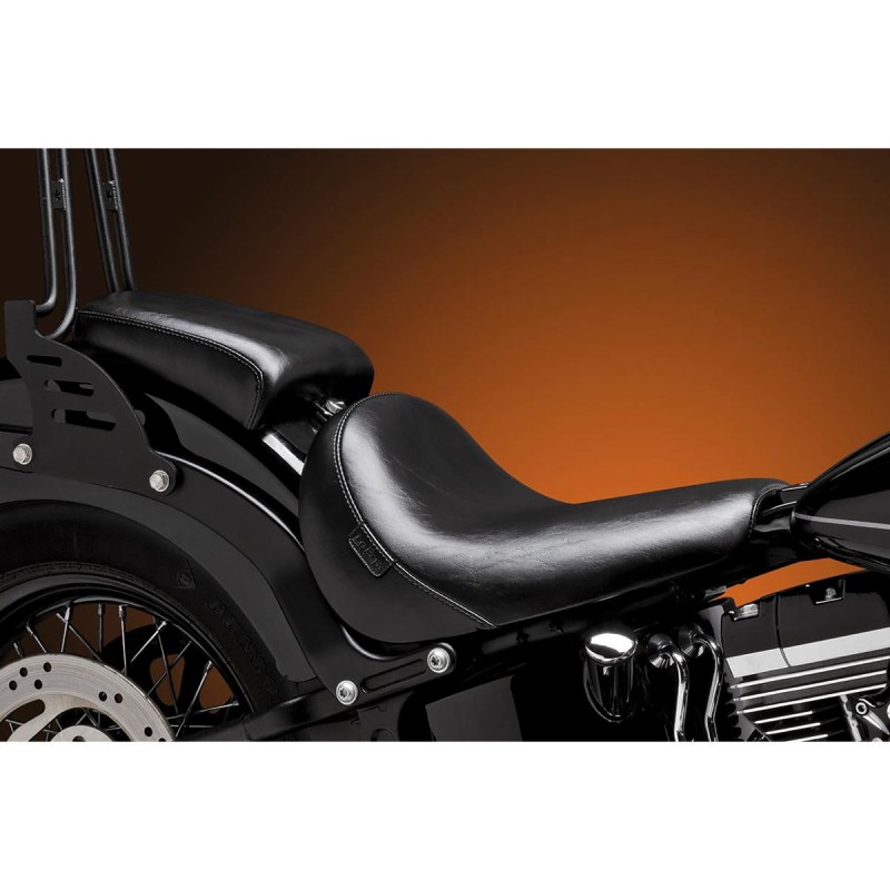 Bare Bones Pillion Pad Smooth Black Vinyl