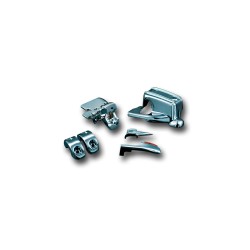 Brake and Clutch Control Dress-Up Kit Chrome Dual Disc