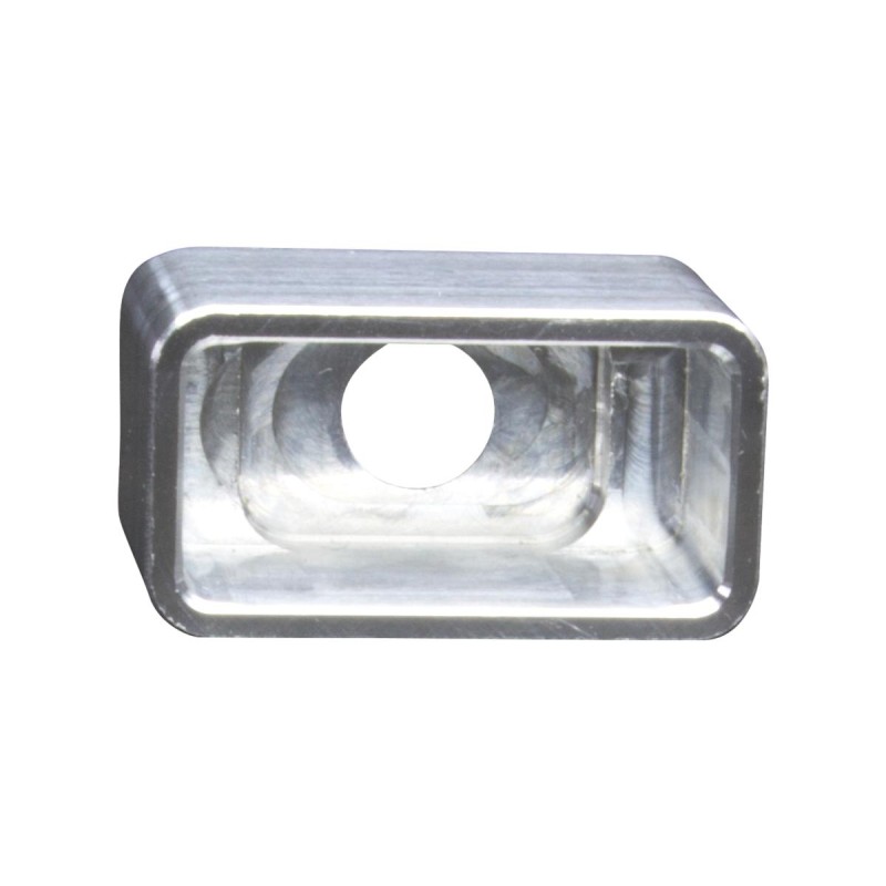 Cube Turn Signal Weld-In Bracket Width Inner/Outer(mm): 12/15, Depth Inner/Outer(mm): 14/16, Length Inner/Outer(mm): 25/27 Raw