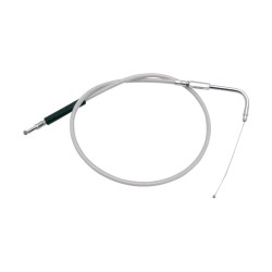 Argent Idle Cable 45 ° Stainless Steel Clear Coated Chrome Look 28,5"