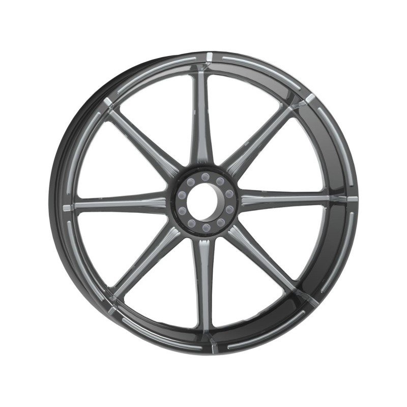 Velocity Wheel Black 23" 3,50" ABS Single Flange Front