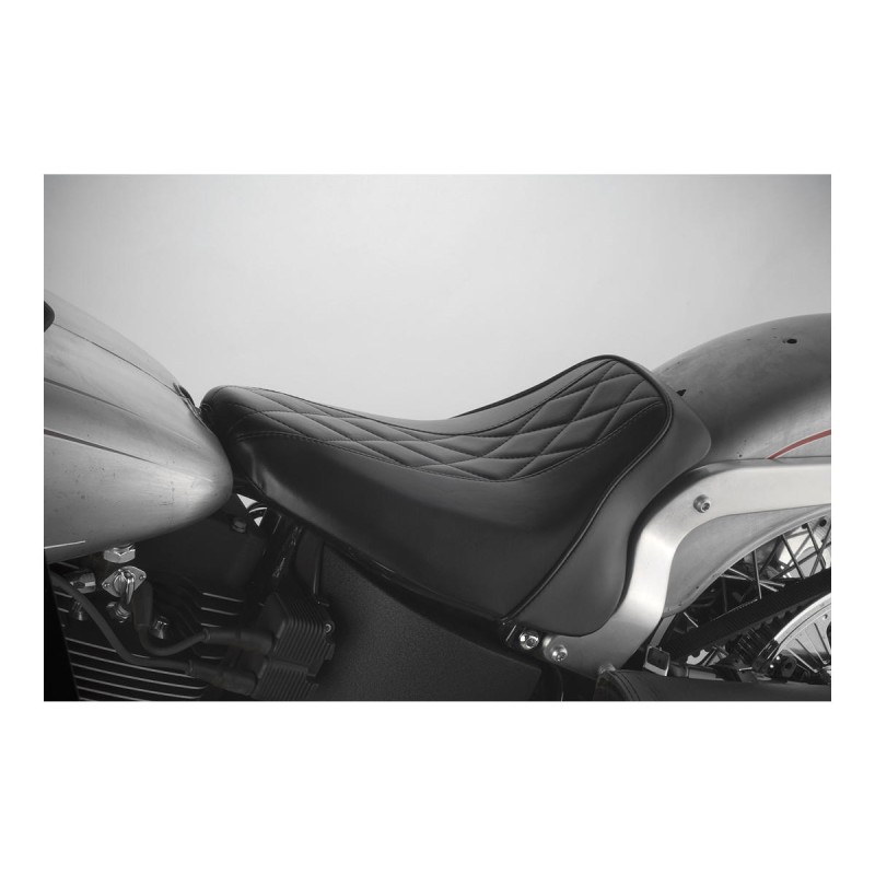 Bare Bones Bel Air Solo Seat Black Vinyl