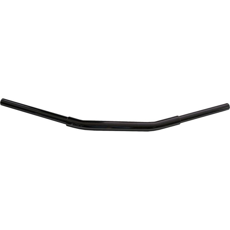 1 1/4" Fat Drag Bar Handlebar with 1 1/4" Clamp Diameter Non-Dimpled 5-Hole Black Powder Coated 820.0 mm