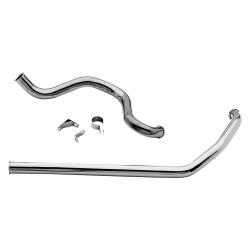 Independent Dual Evo Touring Headers Chrome 1,75"