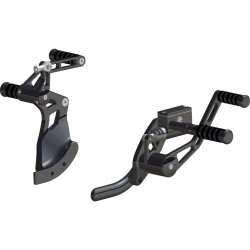 Forward Control Kit, +4", Rubber Pegs, Black Forward Control Kit 4" Forwarded