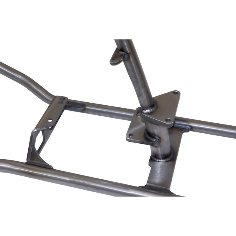 Rigid Single Downtube Chopper Frame for up to 200 tyre