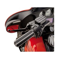 10-Gauge Grips Black Anodized 1" Throttle Cables