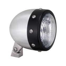 Retro 4 3/4" Scheinwerfer Aluminium Polished H4
