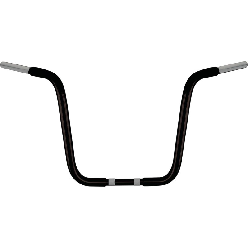 14 Chubby Classic Ape Hanger Handlebar Black Powder Coated 1 1/4" Throttle By Wire