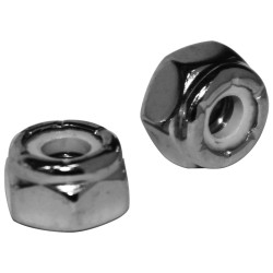 Nylon-Inserted Lock Nut Pack Chrome 5/16"-18 UNC