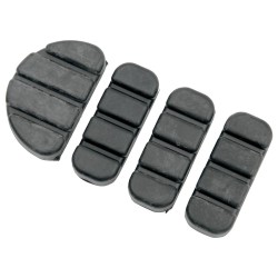 ISO Brake Pad Replacement Rubber Black