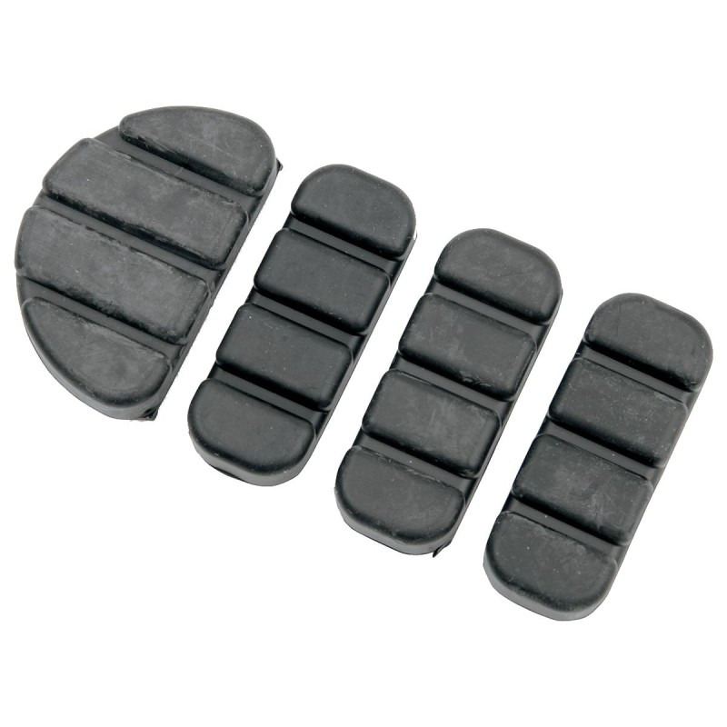 ISO Brake Pad Replacement Rubber Black