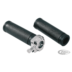 POIGNEES D'ACCELERATEUR CHROME A CABLE UNIQUE