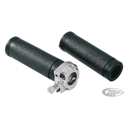 POIGNEES D'ACCELERATEUR CHROME A CABLE UNIQUE