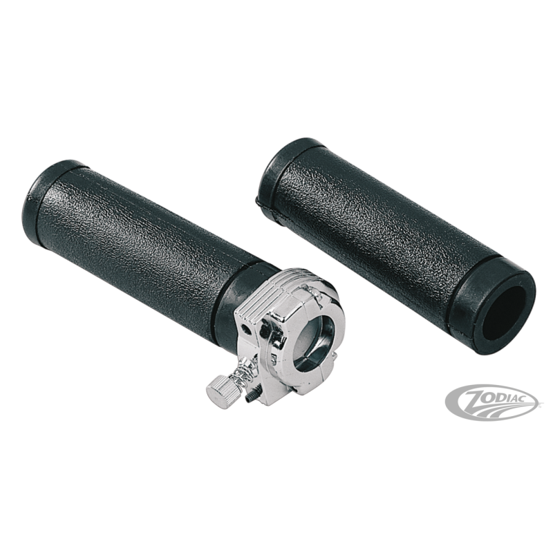 POIGNEES D'ACCELERATEUR CHROME A CABLE UNIQUE