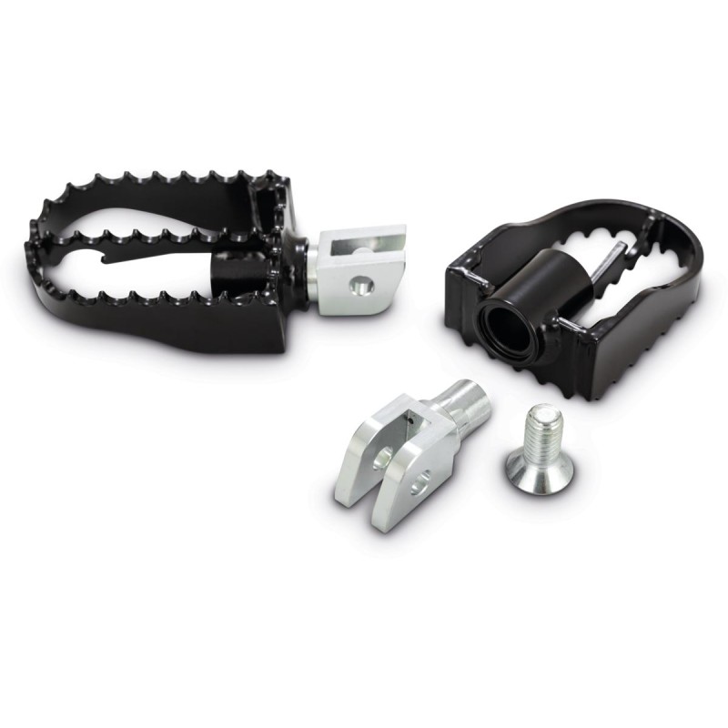 MX Foot Pegs Black Powder Coated