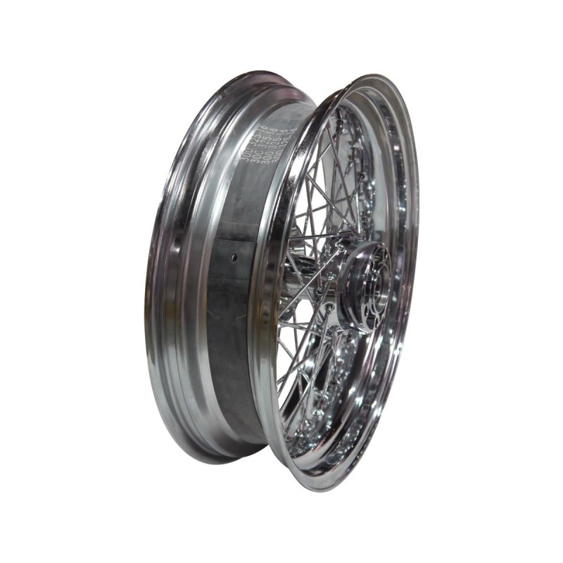 OEM Style 40-Spoke Wheels Chrome 16" 3,00" Rear