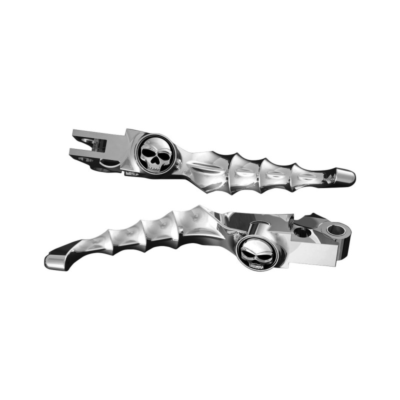 Zombie Hand Control Levers Chrome Cable Clutch