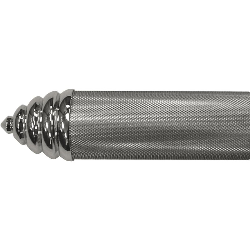 Grip End Caps Style D Chrome 1"