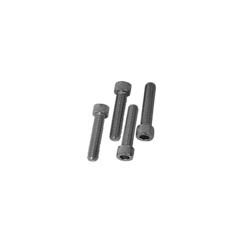 OEM Replacement Handlebar Top Clamp Sockethead Screw Kit For pullback and straight risers Chrome 5/16"-18 UNC 7/8"