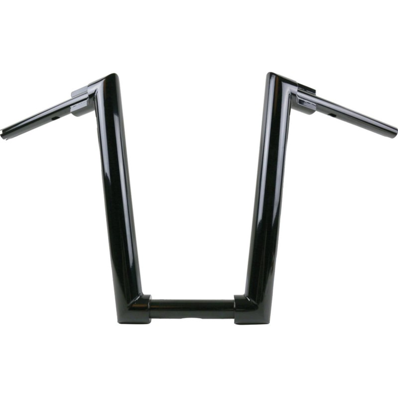 2" Str8UP Softail Handlebars Extra Tall (430mm), Width Lower Tube 260 mm Black Powder Coated Hydraulic Clutch Throttle By Wire