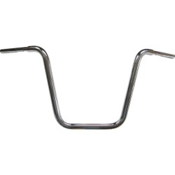 400 Fat Ape Hanger Handlebar with 1 1/4" Clamp Diameter Chrome 1 1/4" Throttle Cables