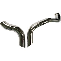 Designer Series L.A.F Replacement Heat Shield Chrome 1,75"