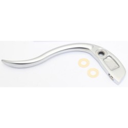 Retro Inverted Handlebar Control Replacement Lever Chrome Satin