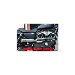 Skull Headers E3 Bomb Outline Exhaust System Smooth Heat Shield Show Chrome Outline