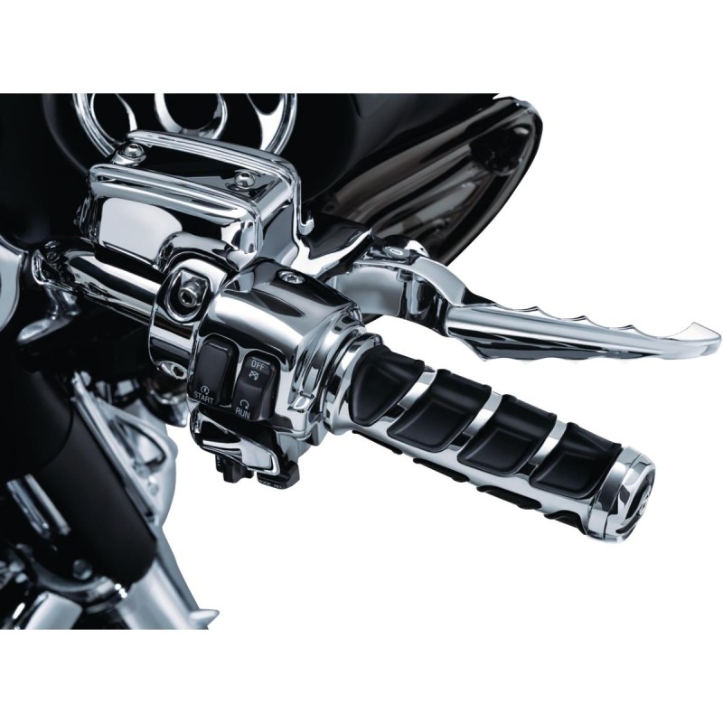 Kinetic Grips Chrome 1" Throttle Cables