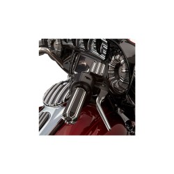 10-Gauge Grips Black Anodized 1" Throttle By Wire