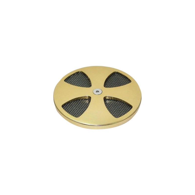 Smooth Cross Air Cleaner Cover Bronze