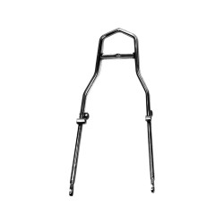 Low Style Sissy Bar for Belt Drive with Fatbob Fender Sissy Bar for Rigid Frames Chrome