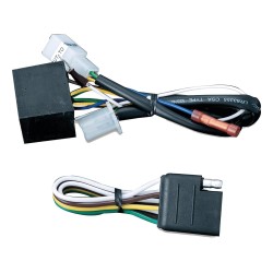 Trailer Wiring Harness 5 to 4 Wire Converter Black