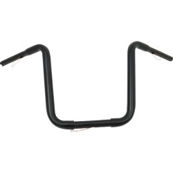 14 Standard Ape Hanger Handlebar Black Powder Coated 1 1/4" Throttle By Wire