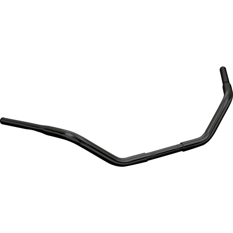 1 1/4" Fat Custom Handlebar Non-Dimpled 3-Hole Black Powder Coated