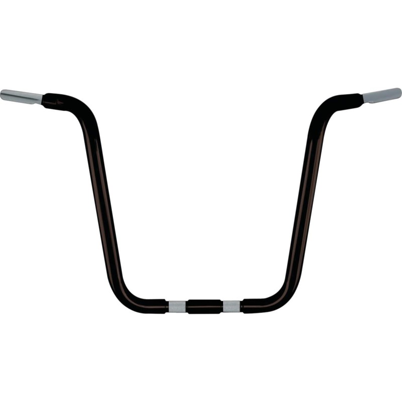 16 Chubby Springer Classic Ape Hanger Handlebar Black Powder Coated 1 1/4" Throttle By Wire