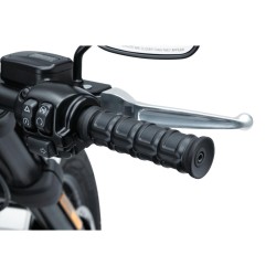 Dillinger Open Ends Grips Black Satin 1" Throttle By Wire Throttle Cables