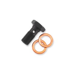 Short 10mm x 1.00 Banjo Bolt Black