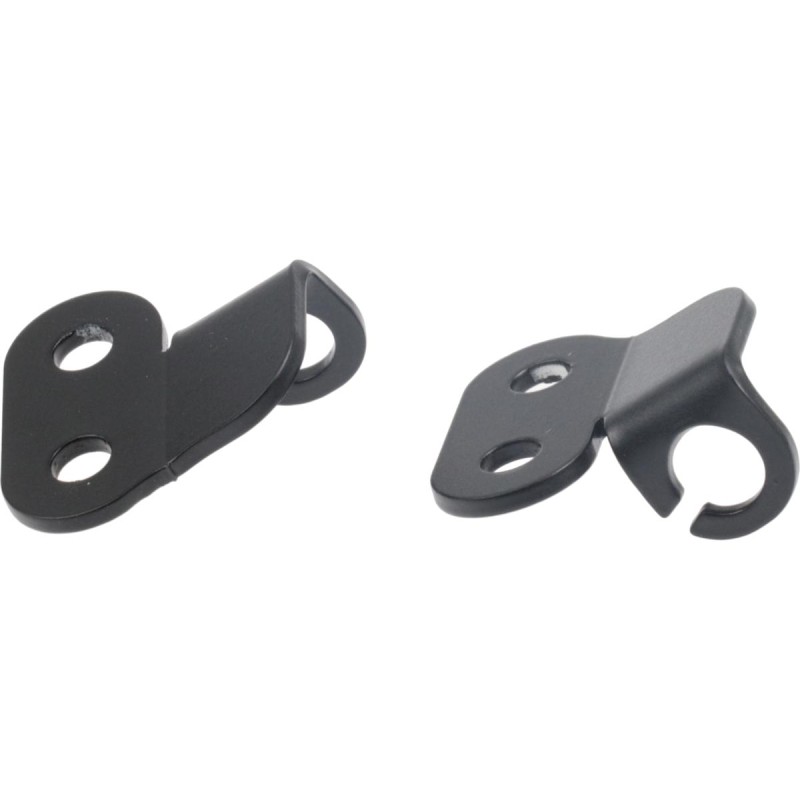 Front Turn Signal Bracket Black Powder Coated