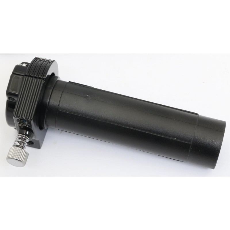 Throttle Clamp and Sleeve Assembly Black 1" Single Cable